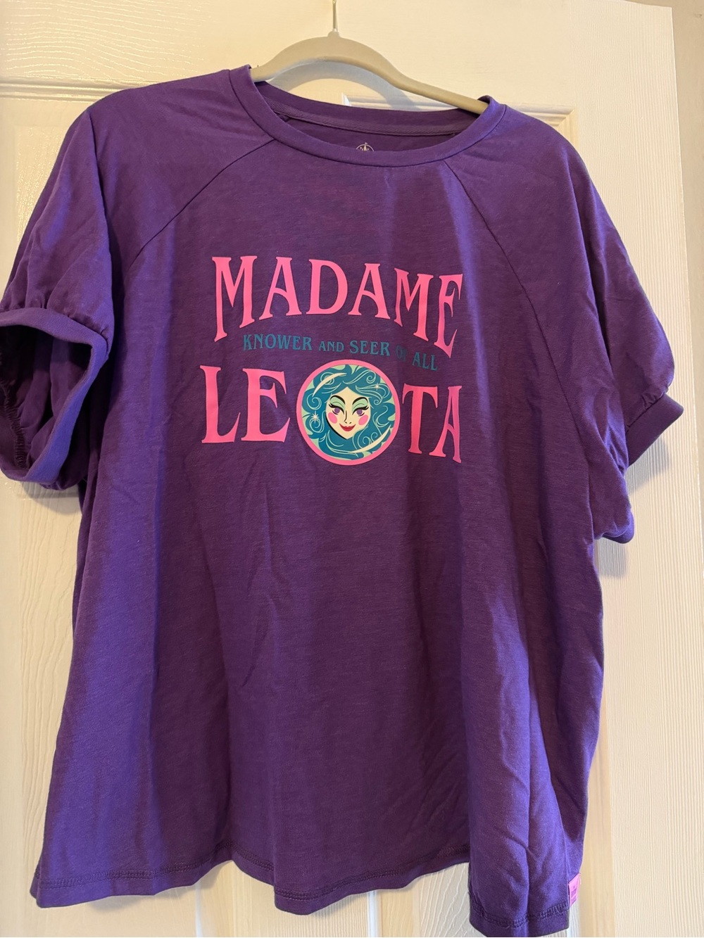 Madame Leota Purple Graphic Tee for Women